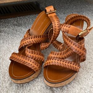 Women's VIA SPIGA leather sandal